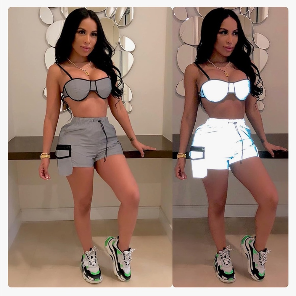 Reflective short outfit